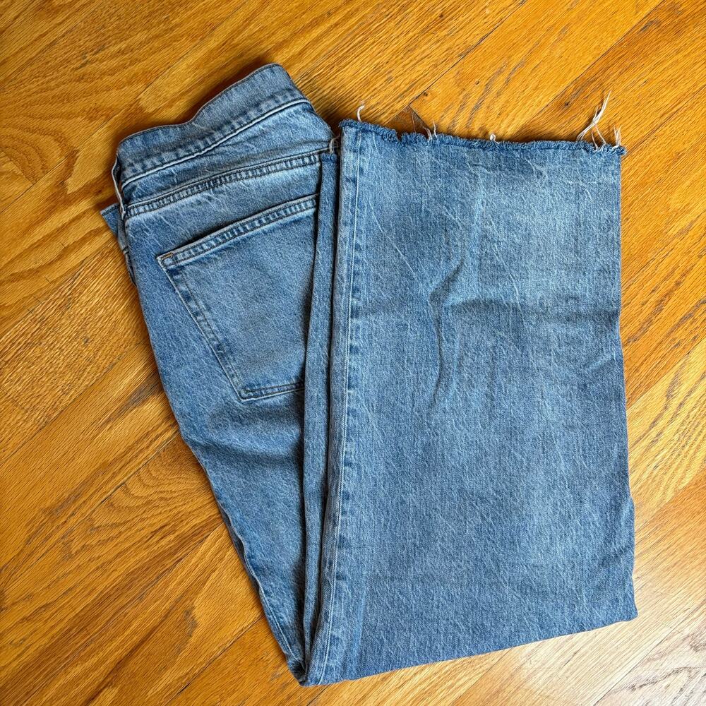 J. Crew Blue Straight Leg Jeans - Picture 3 of 5
